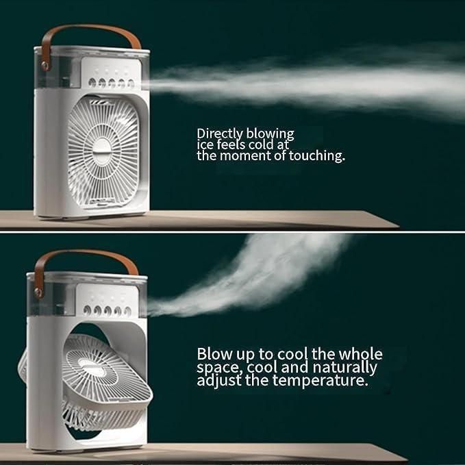 Portable 3-in-1 Air Conditioner Fan & Cooler - Instant Cooling for Home & Office